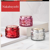 Electroplated starry sky aromatherapy soybean candle Romantic birthday handmade smoke-free fragrance candle with hand gift box set customization