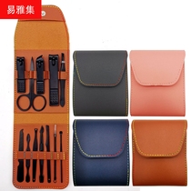 Stainless steel 12-piece manicure nail clipper set nail clipper beauty nail tool set