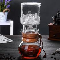High temperature resistant hand-made integrated ice drop coffee maker household drip ice glass coffee pot sharing cold extraction pot