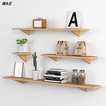 Nordic solid wood lined separator minimalist living-room background wall oak decorated shelf kitchen day-style shelve