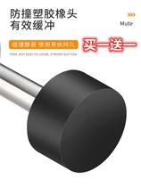 Stainless steel ground suction non-perforated 304 turtle top glass door anti-collision door suction ground door touch thickened rubber door stop