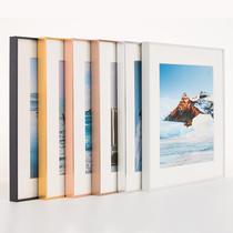 Thin side narrow side aluminum alloy photo frame square decorative picture frame poster frame photo puzzle advertising frame wall custom