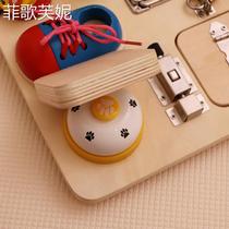 Childrens wooden early teaching enlightenment teaching aids busy board 3-6-year-old baby puzzle unlocking brain power to develop multiple toys