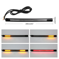 Qimingjie 48SMD motorcycle universal light bar LED brake light turn signal waterproof motorcycle license tail light