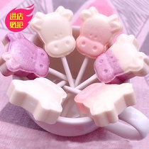 Milk lollipop cute Net Red childrens milk lollipop milk chip candy snack gift box birthday gift