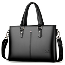 Men Business Handbag Multifunction Large Capacity File Bag Slanted Satchel Notebook Computer Bag Han Tide Bag