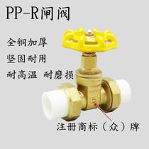 ppr double live hot-melt ball valve full copper gate valve water pipe fittings Total valve 4 points 6 points 1 inch 2025