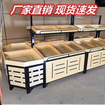 Shelf Supermarket oblique fresh multi-layer commercial fruit shop display rack Fruit and vegetable rack Fruit and vegetable rack