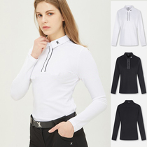 Early autumn golf clothing womens long sleeve T-shirt quick-drying breathable elastic slim fit all fashion golf clothes