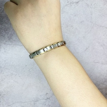 Titanium Bracelet High quality black gold bracelet magnet ethnic style six-character truth Taoist nine-character truth couple bracelet