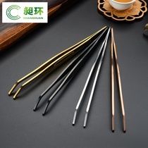 Tea clip tweezers tea set pliers Kung Fu tea tea clip stainless steel cup clip tea art tools tea clip tea cup pliers