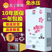 Household gas water heater shower gas meter gas liquefied gas natural gas solenoid valve accessories low water pressure