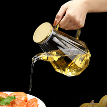 Japan Import M U J I GLASS OIL POT PREVENTION OIL SPILL BOTTLE KITCHEN HOME NOT HANGING OIL SAUCE VINEGAR SEASONED VINEGAR SEASONING BOTTLE STORE