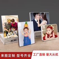 Photo frame processing table processing photo printing crystal printing and wall photo making wedding photo album family portrait