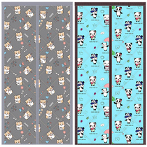 Winter cotton curtain thickened household warm and windproof heat preservation air conditioning windshield cold self-priming partition hanging curtain free of punching