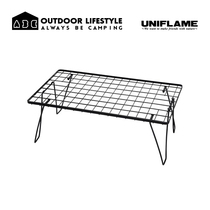 Japan UNIFLAME outdoor camping portable folding shelf Camping picnic shelf shelf 611616