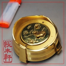 Gas Hall^Swiss brand SWIZA high-end 8-day 7-diamond calendar horizontal fine machine small alarm clock table clock 