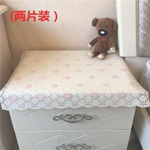 Custom size Bedside table cover cloth PVC mat TV cabinet tablecloth Shoe cabinet mat Washing machine tablecloth Coffee table mat