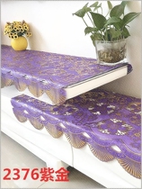 Custom European-style PVC waterproof TV cabinet tablecloth small fresh bedside table cover cloth water-proof and dust-proof leave-in coffee table mat