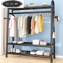  Simple wardrobe modern iron frame bedroom combination rent space-saving storage folding storage commoner cabinet