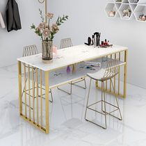 Marble nail table Special economic net red ins Japanese single double nail table Nail shop table and chair set