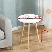 ins Nordic mini small tea table small round table solid wood minima tatami small family type modern casual floating window table 0