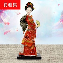 9 inch Japanese decoration ornaments Characteristic handicrafts Japanese dolls Kimono dolls Geisha silk people
