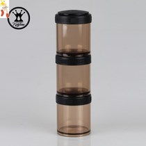 Free stacking coffee powder sealed jar can not damp storage jar tea milk powder mixed grain storage jar portable