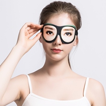 Open your eyes to sleep artifact blindfold funny funny personality 3d blindfold Sleep shading sleep portable sleep hanging ears lunch break