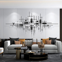 Modern wrought iron background wall decoration metal luxury wall living room sofa decoration bedside wall decoration pendant