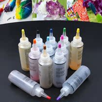 12pcs Tie Dye Kit Non-toxic DIY Garment Graffiti Fabric Text
