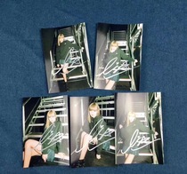 blackpink member lisa autograph Photo 7 inch Fidelity support peripheral