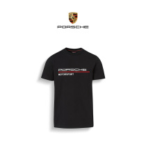 (Official) Porsche Porsche racing car fan series mens T-shirt black Gray