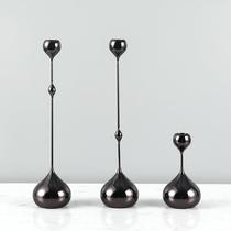 Minimalist modern metal drop wax candle holder Eurostyle Decent Board Room Restaurant Desktop Creative Light Lavish Soft Decorations