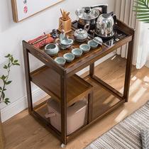 Mobile Tea Table Tea Table Minima About Home Tea Car Living-room Burning Water Jug Integrated Tea Table Balcony Tea Tea Tray Tea Set