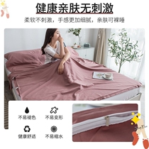 Travel Sleeping Bag Sleeper Hotel Out Travel Bed Cover Dirty Sheet Quilt Cover Cotton quilt cover Double Single Single Portable