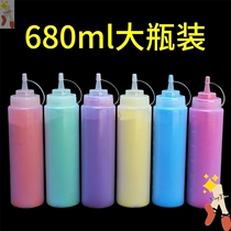 Colored corn starch powder jet running color powder spray bottle street shoot corn flour rainbow bottle color running powder Rainbow Run