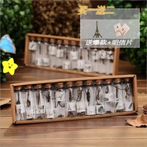 Wish Ancient Vase Glass Star Bottle Creative Birthday Gift Girls Ins Festival Gift Graduation Gift for Classmates