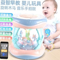 Baby hand clap drum puzzle early education 0-1 year old baby tumbler music clap drum 6 months baby toy