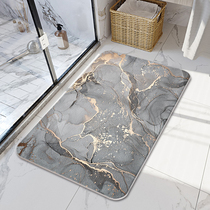 Summer light luxury bathroom diatom mud absorbent floor mat Toilet toilet door mat doormat Toilet non-slip mat