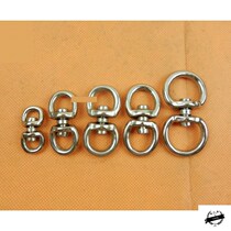 () Dog chain shaft dog chain to prevent knot ring 360 degree selection plug dog chain