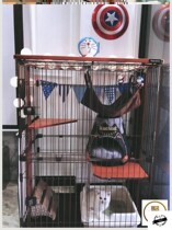 House indoor villa type apartment cat Villa cat cage three-story cat bed simple artifact one kitten girl cat tree