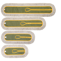 Flat mop replacement cloth dust push head large cloth cover cotton thread mop head row mop 45 60 90 110cm