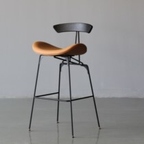 Nordic designer light luxury bar chair industrial wind Ant retro creative iron home American tall bar stool