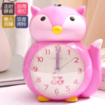 Voice childrens student special alarm clock bedroom bedside silent luminous alarm clock creative cute lazy snooze clock