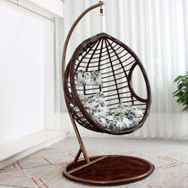 Hanging basket rattan chair Net red hanging chair Swing Lazy birds nest cradle chair Hammock Balcony Household hammock Adult indoor