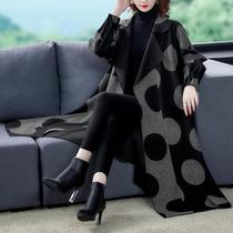 Long high-end trench coat women autumn winter clothing 2020 new mother size temperament Korean version of Joker coat tide
