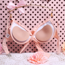 Swimsuit invisible chest mat female chest breathable thickening sponge paste pad slot bikini swim cover cup chest paste