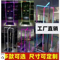 Bar luminous jumping stage stainless steel point stage mobile illusion dancing stick four-dimensional frame interactive stage