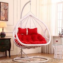 Hanging chair Swing basket rattan chair Household leisure lazy indoor floor balcony Cradle chair Birds nest hammock rocking chair